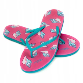 Aqua-Speed ​​Napoli papuče roza plave 03 plava ružičasta 1