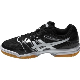 Asics Gel Rocket 7 B405N 9001 muške cipele za odbojku crna crna 1