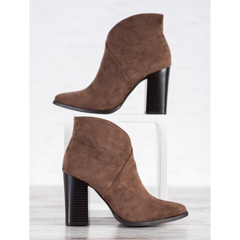 Filippo Elegantne čizme na postu smeđa 1