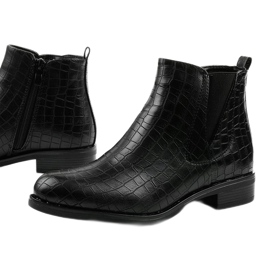 Crne čizme s patentnim zatvaračem iz Chessera crna 1