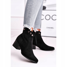 Ženske čizme na visoku petu Sergio Leone crne BT617 crna 2