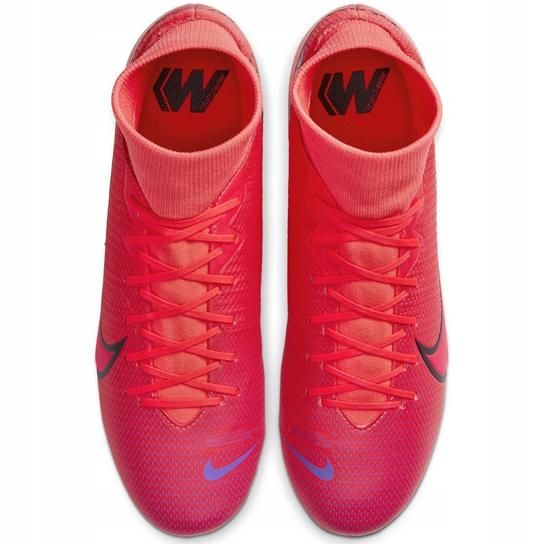 Nike Mercurial Superfly 7 Academy FG / MG AT7946 606 nogometne cipele mornarsko plava crvena 1