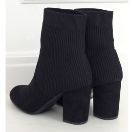 Crne čizme s čarapama 7980-GA Crna 1