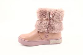 American Club Američke čizme s patentnim zatvaračem GC26 / 20 s krznom ružičasta zlatni 1