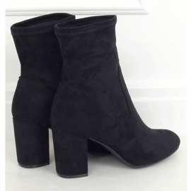 Crna visoka potpetica 7675-GA Crna 1