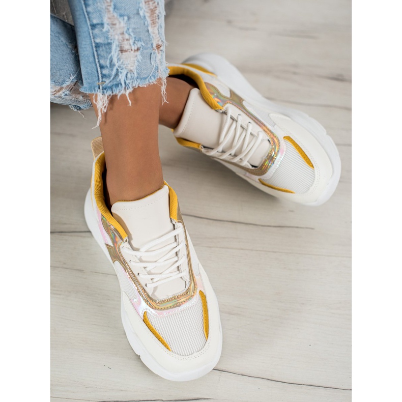 SHELOVET Modne tenisice bijela 2