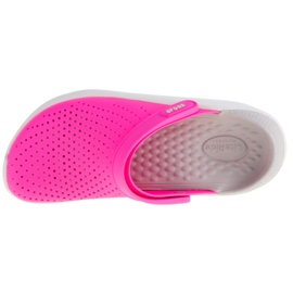 Crocs LiteRide Clog 204592-6QV crno ružičasta 2