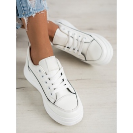 SHELOVET Sportska obuća na platformi bijela 1