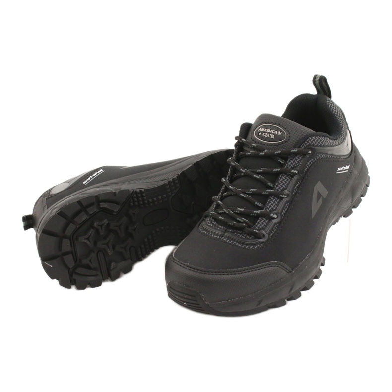 American Club Američke sportske cipele vodootporne s mekom školjkom HL04 / 20 crna siva 3