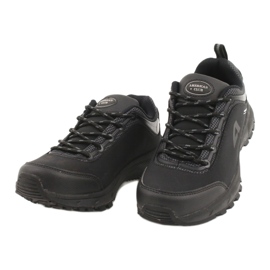 American Club Američke sportske cipele vodootporne s mekom školjkom HL04 / 20 crno siva 2