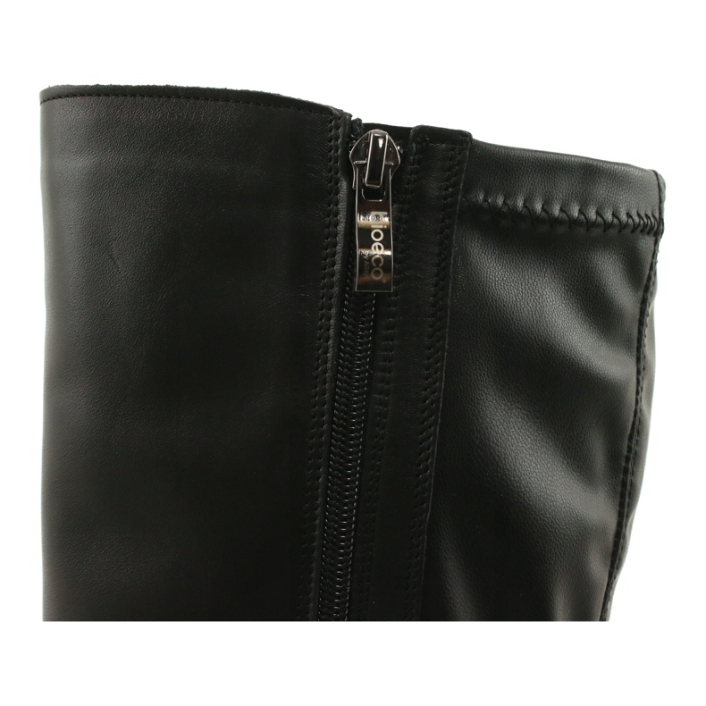 Arka Kožne čizme na stupu Arek 7322 crne crna 5