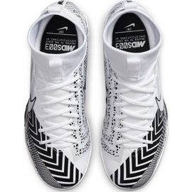 Nike Mercurial Superfly 7 Academy Mds Tf Junior BQ5407 110 cipele za nogomet bijela 1