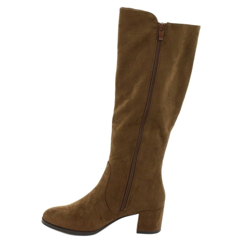 Čizme od antilopa Olive Sergio Leone KZ277 smeđa 1