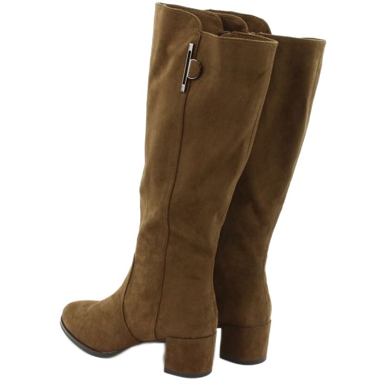 Čizme od antilopa Olive Sergio Leone KZ277 smeđa 3