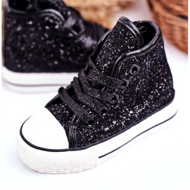 FRROCK Dječje tenisice Shiny High Black Ally crno 3