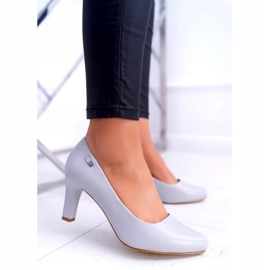 Ženske pumpe Sergio Leone Grey Matte Orsola siva 1