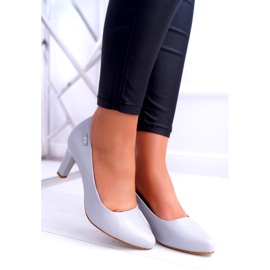 Ženske pumpe Sergio Leone Grey Matte Orsola siva 3