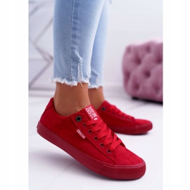 Ženske tenisice Big Star Suede Red EE274044 crvena 1