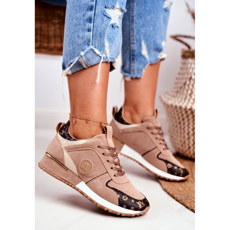 Ženske sportske cipele Bež Golden Clementine Elements smeđa zlatni 1