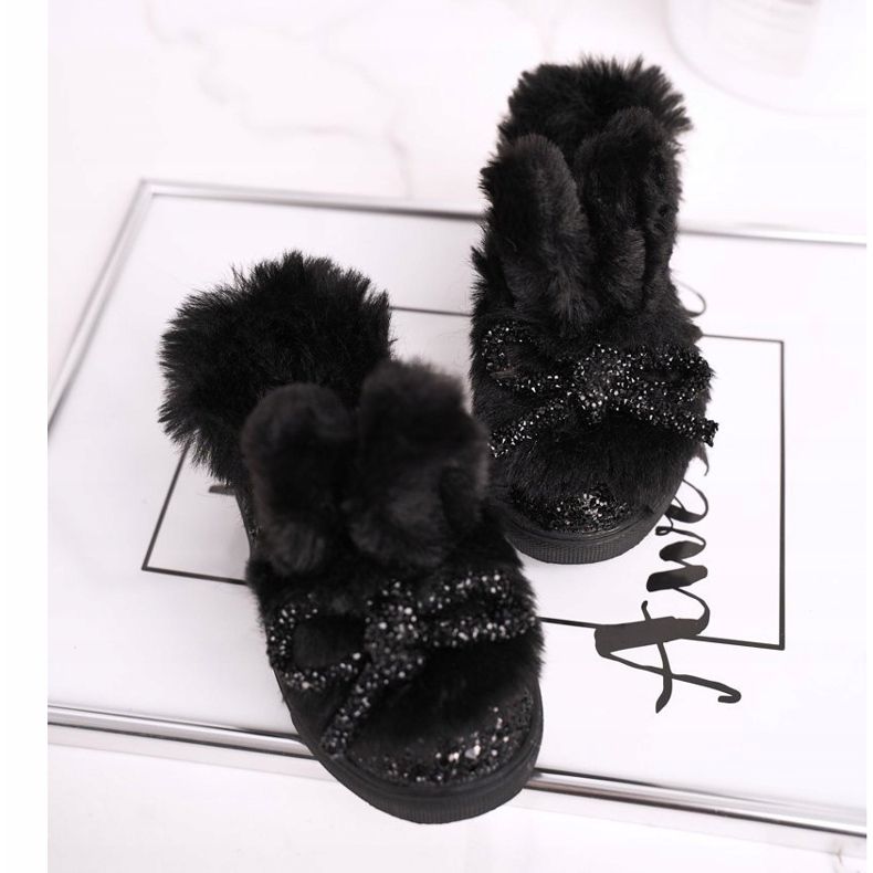 FRROCK Dječje crne tople tenisice Mumi crna 2