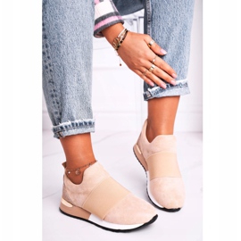 FB2 Ženske sportske cipele Tenisice Slip-on Bež Recite nešto 2