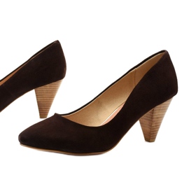 Smeđe pumpe od antilopa na stupu Rosebery smeđa 1