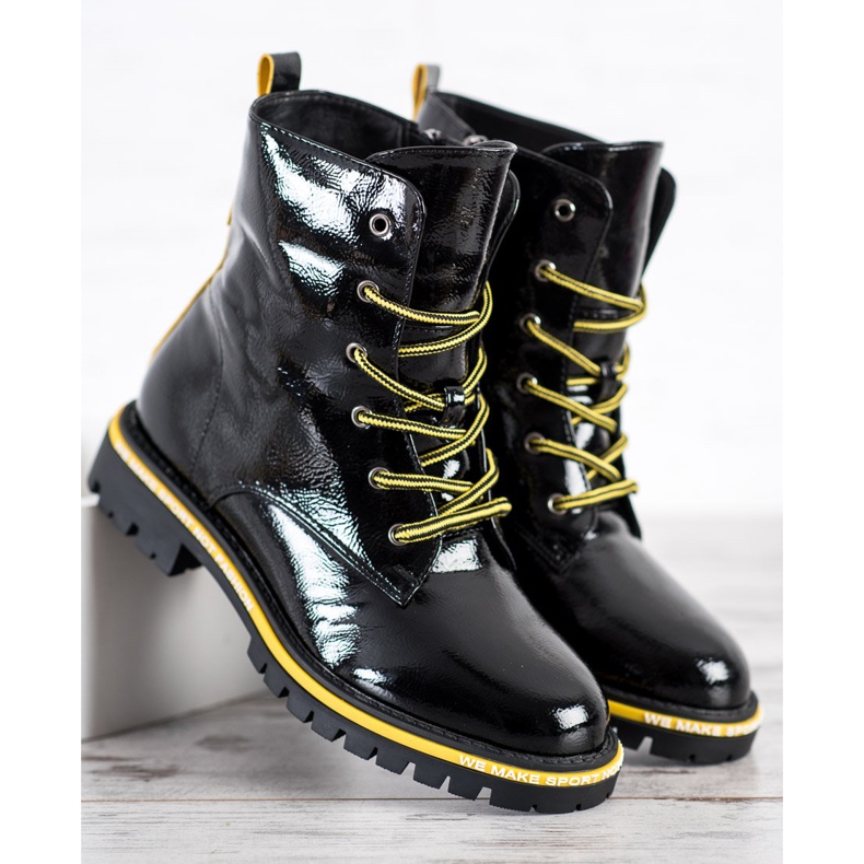 Goodin Lakirane hvatače crno žuta boja 2