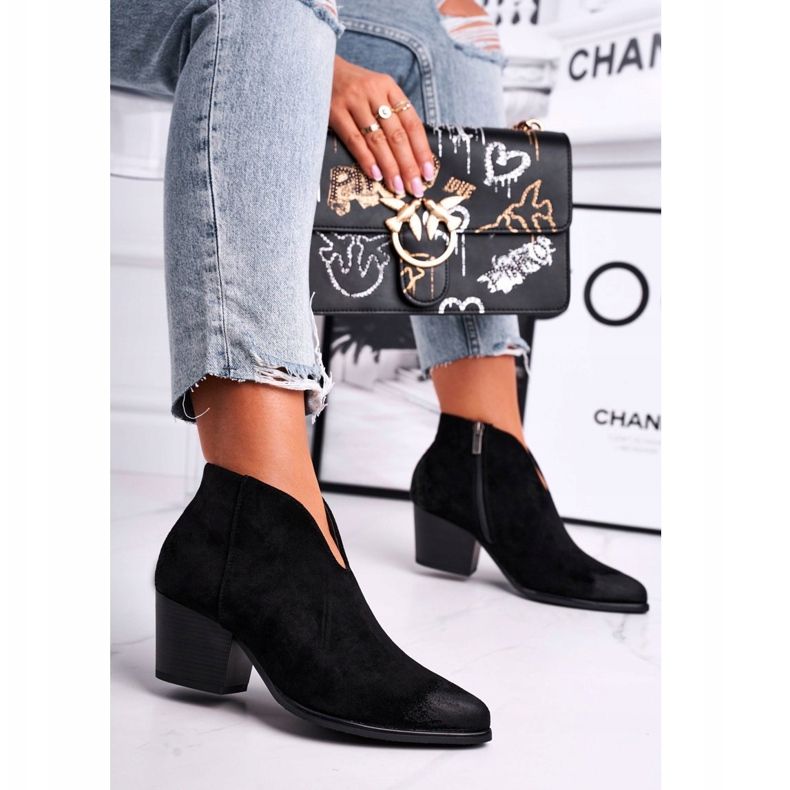 Vinceza Ženske čizme s izrezanom crnom bojom najbolji izbor 2