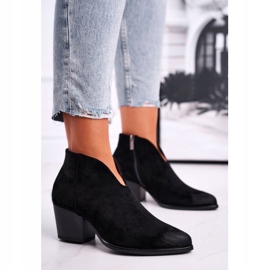 Vinceza Ženske čizme s izrezanom crnom bojom najbolji izbor crna 1