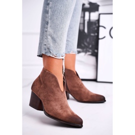 Vinceza Najbolji izbor ženske čizme s krojem smeđa 1