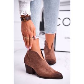 Vinceza Najbolji izbor ženske čizme s krojem smeđa 2