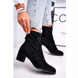 Ženske čizme na visoku petu Sergio Leone crne BT151 crno 1