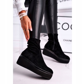 Ženske čizme Sergio Leone BT730 crne crno 1