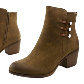 Čizme od gležnjače boje Khaki na Keenshaper stupu kaki zelena 1