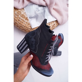 Ženske kožne čizme Maciejka Crne 03190 crno raznobojna 6