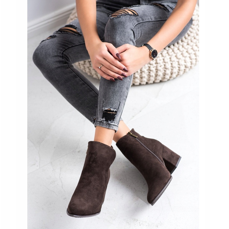 Smeđe čizme VINCEZA smeđa 1