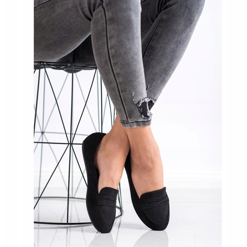 SHELOVET Crne mokasine crno 1