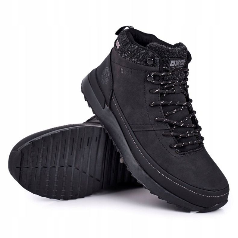 Muške cipele za treking Big Star Outdoor Black GG174563 crna 1