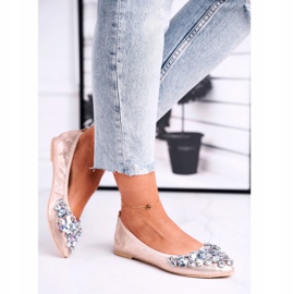 PS1 Ženske balerine sa zlatnim kristalima 2
