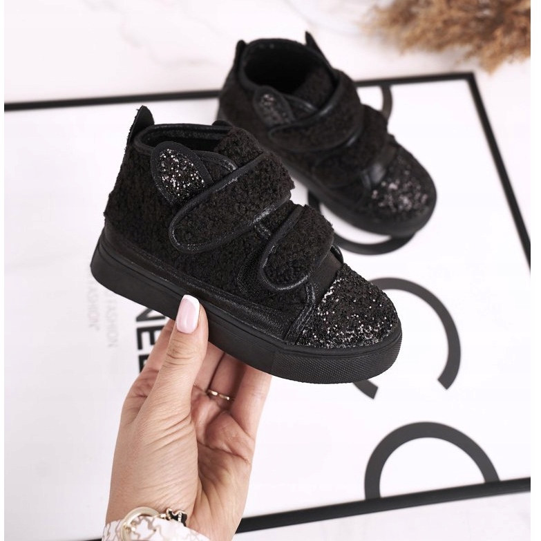 FRROCK Dječje tenisice High Warm Black Clifford crna 1