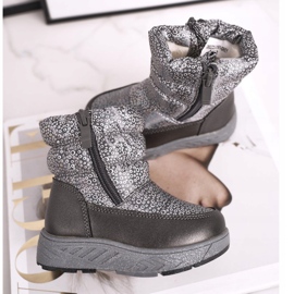 EVE Dječje vunene čizme s toplim snijegom Grey Cruella siva 1