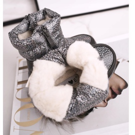 EVE Dječje vunene čizme s toplim snijegom Grey Cruella siva 2