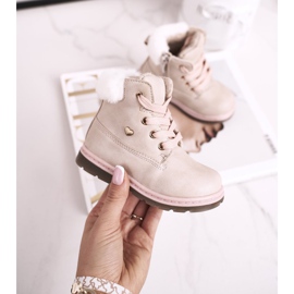 EVE Dječje tople čizme za hvatanje bež boje Maestro 1