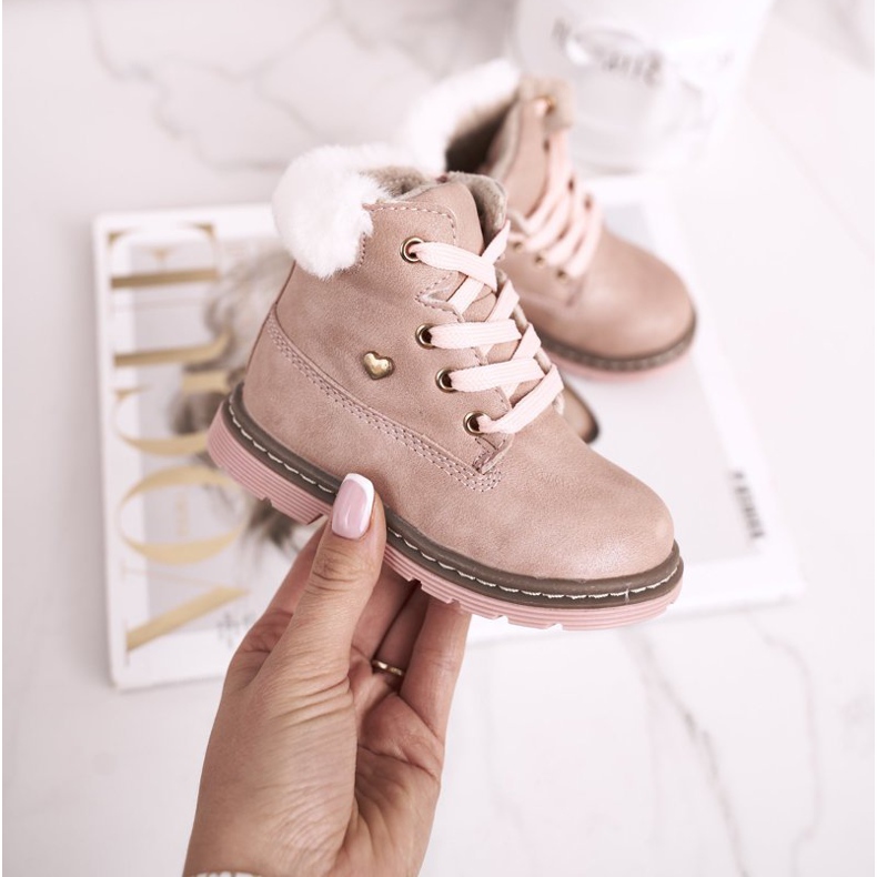 EVE Dječje tople čizme za hvatanje roze boje Maestro ružičasta 2