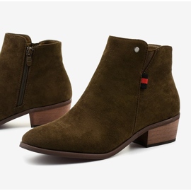 Smeđe ravne gležnjače 20Y8039-6 smeđa 1