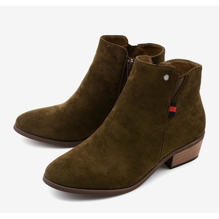 Smeđe ravne gležnjače 20Y8039-6 smeđa 2