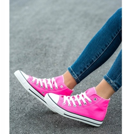 SHELOVET Visoke tenisice ružičasta 1