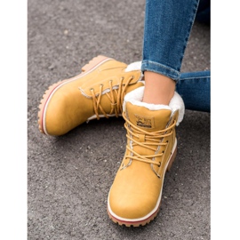 Arrigo Bello Tople cipele za treking žuta boja 2