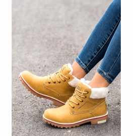 Arrigo Bello Tople cipele za treking žuta boja 1