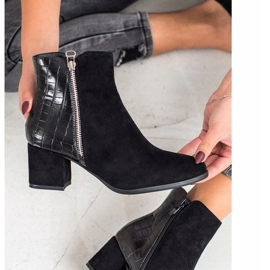 Filippo Čizme sa zmijskim printom crno 2